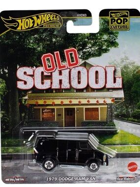 Hot Wheels Premium 1979 Dodge Ram Van Old School Pop Culture Real Riders NIP